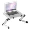 3FLQOOPP Aluminum Alloy Laptop Portable Foldable Adjustable Laptop Desk Computer Table Stand Tray Lap PC Folding Desk Table (Color : A Size : 48 * 26 * 4cm) view 3