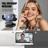1080P Web Cam with Microphone Streaming Webcam with Privacy Cover, 120 View, Plug & Play, Computer Camera for Windows/MacOS/Linux, for Video Conferencing/Gaming/Conferences view 2