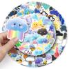 100PCS Cool Mood Weather Stickers for Laptop Scrapbook Notebook Luggage Water Bottle Skateboard Bike Car Computer Phone,Cute Weather Forecast Waterproof Decals for Teenagers Adults Kids view 2