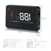 Car Electronics A200 HUD Head Up Display Obd2 Speedometer Temperature Water Projection On The Windshield for Car Hud Car Universal view 4