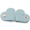 ZCZQC 6pcs Heart Shape Headphone Organizer Headphone Cable Clip Headphone Cable Winder Leather Cable Management Storage with Electronic Headphone USB view 2