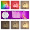 JandCase Night Lights Plug into Wall,3D Printed Castle RGB Night Light,10-Color Change Night Light,Dimmable Nightlights with Dusk to Dawn Sensor for Rooms Bathroom Hallway view 3