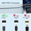 100W 65W USB C Laptop Charger Compatible with Lenovo Yoga 9 ThinkPad 15 16 X280 IdeaPad 5 Pro16 ADL100YLC3A Power Adapter view 3