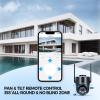FONDAIL Solar Security Cameras Wireless Outdoor, 2K 360 View Solar Powered WiFi 3MP Security Camera for Home Security with Color Night Vision, PIR Detection, 2-Way Audio, Motion Alert, Easier to use view 4