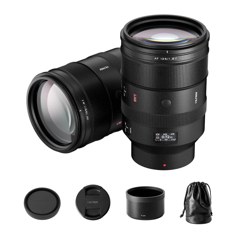 VILTROX 135mm f/1.8 F1.8 LAB Z Lens Full Frame Telephoto Auto Focus Prime Lens with Hyper VCM Motor Compatible with Nikon Z-Mount Cameras Z5 Z50 Z50II Z6 Z6II Z7 Z7II ZFC Z30 Z9 Z8 ZF Z6III