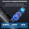 Pongnas Electronic Door Handle - Biometric Keyless Entry Door Lock - Fingerprint Door Lock with Multiple Unlock Mode for Bedroom and Front Door view 3