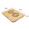 LUYOUBOZHU Laptop Riser, Bamboo Laptop Stand with Dual Fan & 2 USB Ports, Cooling Notebook Holder Laptop Accessories(42cm) view 2