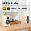 Edifier S880DB MKII Active Bookshelf Speakers,2.0Computer Hi-Fi Speaker System,88W RMS Hi-Res Audio with LDAC Bluetooth USB-C Optical Coaxial RCA Input Subwoofer Output for Record Player TV,Pair-White view 3