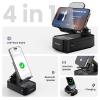 Cell Phone Stand with Instant Wireless Induction Bluetooth Speaker, No Bluetooth Pairing Needed, 1-Second Connection, HD Surround Sound, Practical Gifts for men, women, Dad, Mom, Hearing Impaired view 2
