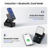 Cell Phone Stand with Instant Wireless Induction Bluetooth Speaker, No Bluetooth Pairing Needed, 1-Second Connection, HD Surround Sound, Practical Gifts for men, women, Dad, Mom, Hearing Impaired view 3