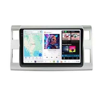 DUDUAUTO DUDU7 8 Core 8+128GB 10.36" 2K Touch Screen Radio Stereo for Toyota Previa 3 III XR50 Estima 2006-2019(LHD) 2K 2000x1200 Head Unit GPS Navigation with Car-Play Android Auto Type-C Port