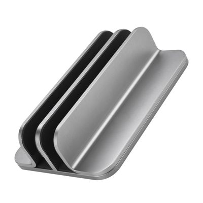 balacoo Vertical Laptop Stand Aluminum Alloy Riser for Desk Lightweight and Portable Vertical Holder Sturdy Design for All Laptops and Tablets Multifunctional Bookrack Support
