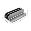 balacoo Vertical Laptop Stand Aluminum Alloy Riser for Desk Lightweight and Portable Vertical Holder Sturdy Design for All Laptops and Tablets Multifunctional Bookrack Support view 2