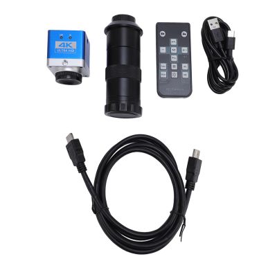 Mavaol Microscope Camera 4K HD 8.3MP 3840x2160 Resolution 1/1.8 Sensor Video Industry Microscope Camera with 100x HD Lens