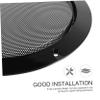 Lurrose 2pcs Speaker Grill Cover Set Protective Mesh Covers for Trumpet Speakers Black Color view 3