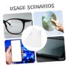 Angoily 5pcs Superior Vinyl Record Cleaner Microfiber Cd Disc Cleaning Cloth Gentle Surfaces Washable for Music Lovers The Go view 3