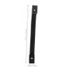 Abaodam 2pcs Speaker Cabinet Strap Handle Grip Replacement Iron Buckle Grip for Luggage Guitar Amplifiers Box Case view 2