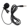 BIUDECO Mini Metal Clip Lavalier Condenser Microphone Wired Mic for Mobile Phones Cameras and Laptops Black Rotating Clip Noise Reduction Windscreen Hands Design view 1