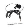 BIUDECO Mini Metal Clip Lavalier Condenser Microphone Wired Mic for Mobile Phones Cameras and Laptops Black Rotating Clip Noise Reduction Windscreen Hands Design view 2
