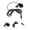 BIUDECO Mini Metal Clip Lavalier Condenser Microphone Wired Mic for Mobile Phones Cameras and Laptops Black Rotating Clip Noise Reduction Windscreen Hands Design view 3