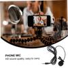 BIUDECO Mini Metal Clip Lavalier Condenser Microphone Wired Mic for Mobile Phones Cameras and Laptops Black Rotating Clip Noise Reduction Windscreen Hands Design view 4