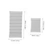 DOITOOL 4pcs Camera Case Dividers Vibration Pads Soft Padded Inserts Lining for Camera Bag Protection Grey view 2
