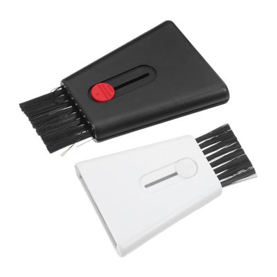 DOITOOL 2pcs Telescopic Cleaning Brush for Electronics Portable Multi-use Screen and Keyboard Compact Dust Removal Tool for Laptops Phones Monitors Cameras