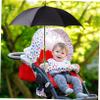SOPOTUTU Bike Umbrella Holder Adjustable Stand ABS Stainless Steel Black view 2