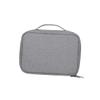 NUOBESTY Travel Electronics Organizer Bag Multifunctional Storage for USB Cables Earphones and Accessories Compact Design Single Layer Grey Pouch for Travel and Home Use view 1