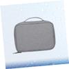 NUOBESTY Travel Electronics Organizer Bag Multifunctional Storage for USB Cables Earphones and Accessories Compact Design Single Layer Grey Pouch for Travel and Home Use view 3
