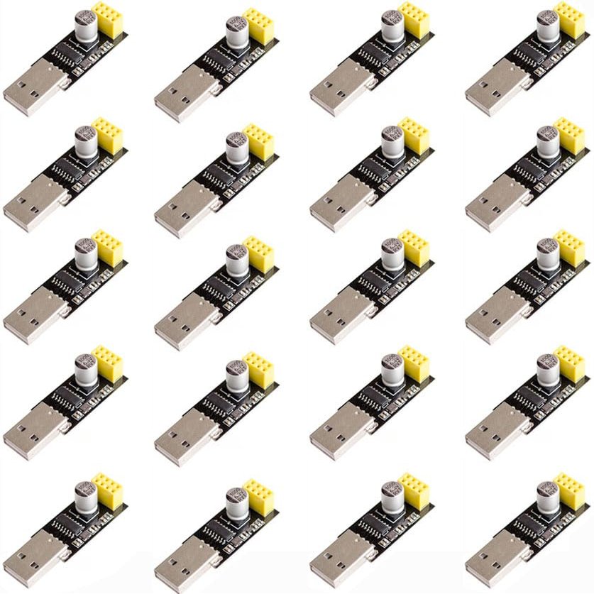 20pcs USB to ESP8266 ESP-01 Adapter USB to TTL Driver Serial