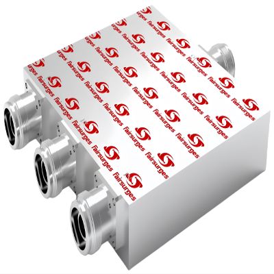 P/N:FS5527WP-M10; 555-2700Mhz WILKSON Splitter(Low Power), MINDIN-Female-Qty: 10/Ten (3 Ways of 10PS)