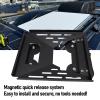Eujgoov Dish Quick Release Mount, 360 Degree Guard Dish Magnetic Mounting Kit for Boat RV Car, Bblack view 4