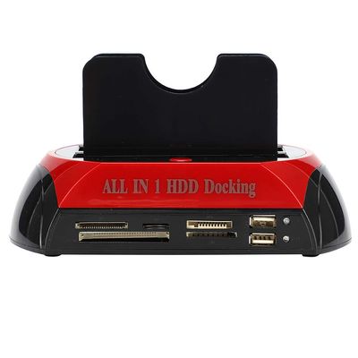 Dock for 2.5 and 3.5 Inch & IDE Hard Drives Bay USB 2.0 Hard Disk Drive Docking Station with eSATA Support Plug and Play for