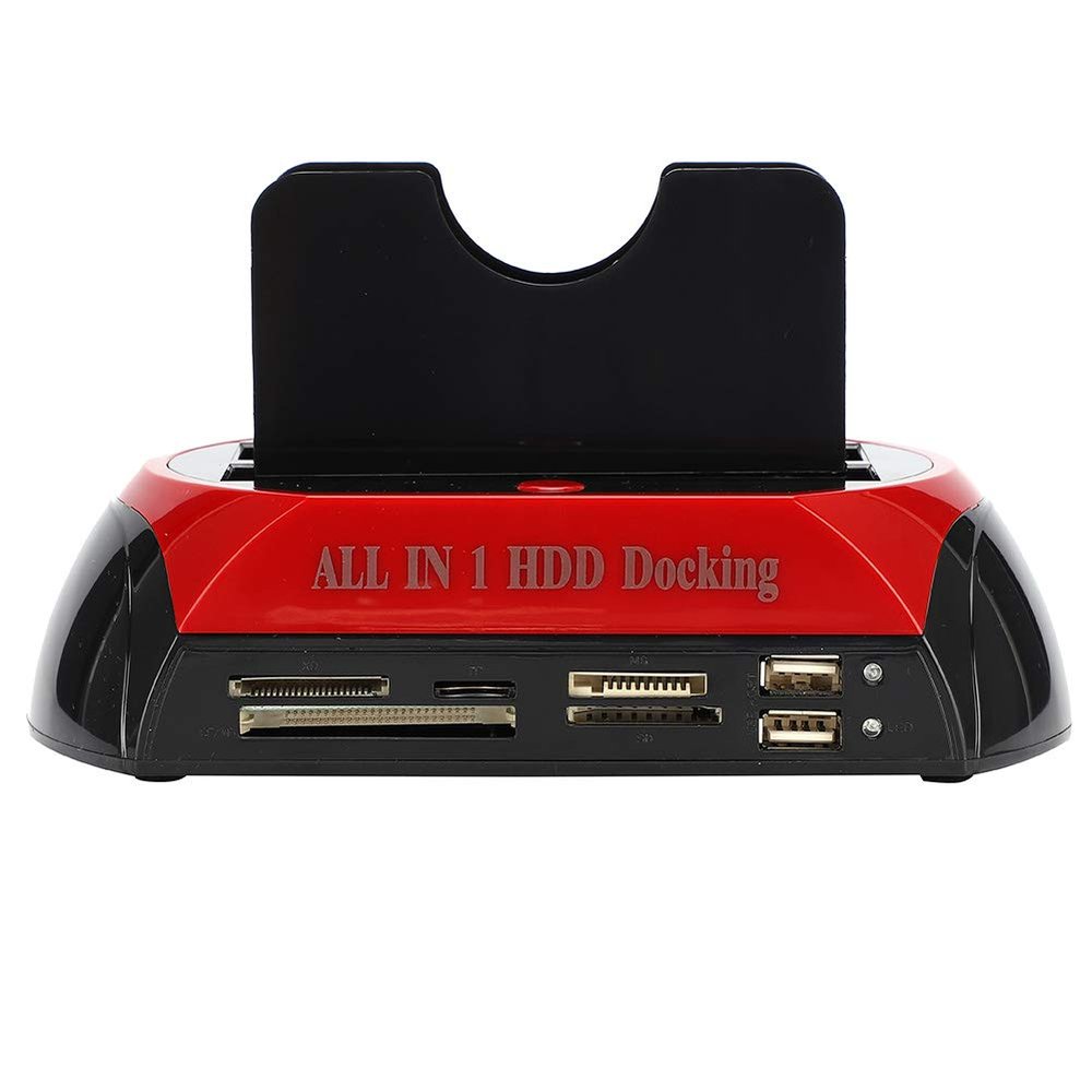 Dock for 2.5 and 3.5 Inch & IDE Hard Drives Bay USB 2.0 Hard Disk Drive Docking Station with eSATA Support Plug and Play for