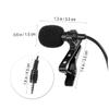 BIUDECO Clip Lavalier Microphone with Audio Jack Portable Mini Condenser Mic for Mobile Phones Tablets and High Sensitivity Easy Clip Design for Lectures and Recording view 2