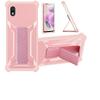 Case Compatible for Bigme HiBreak Pro Reader Phone Case Stand Cover [with 1* Tempered Glass Screen Protector] Hybrid Case [Folding Support Magnetic] [Frosted Anti-Fingerprint] ZJBB-Pink view 1