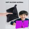 11.5" Case for TCL NXTPAPER 11 Plus Android Tablet (Model 9469X), Soft Silicone Kids Friendly Cover with Adjustable Stand, Drop-Proof (Purple) view 4