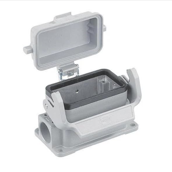 19300101255, Heavy Duty Power Connectors Surface MOUNTING HAN 10B 1 Side Entry