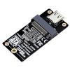 M. 2 NVMe/NGFF to USB C USB3.1 Solid State Hard Disk Adapter 10Gbps Compatible with M. 2 2230, 2242, 2260, 2280 SSD (PH80-581, Dual Protocol) view 1