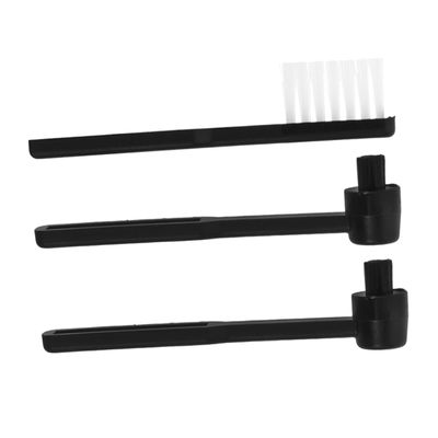 GOOHOCHY 3pcs Vinyl Record Cleaning Brush Antistatic Stylus Cleaner for Turntable Needles Durable Bristles Convenient Hanging Design for Classic Phonographs Modern Systems