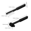 GOOHOCHY 3pcs Vinyl Record Cleaning Brush Antistatic Stylus Cleaner for Turntable Needles Durable Bristles Convenient Hanging Design for Classic Phonographs Modern Systems view 2