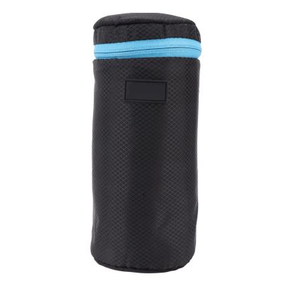 aqxreight Camera Lens Protective Pouch Neoprene Case with Secure Clip Compatible with and Mirrorless Lenses - Storage Bag for Travel and Outdoor Use