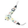 aqxreight 1.2m Camera Strap Belt Printed Pattern Multifunctional Shoulder Neck Strap for 12 11 8 9 Camera Graffiti (Green Background Flowers) view 3