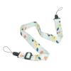 aqxreight 1.2m Camera Strap Belt Printed Pattern Multifunctional Shoulder Neck Strap for 12 11 8 9 Camera Graffiti (Green Background Flowers) view 4