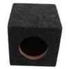 AKOOSY Wooden Speaker Box for Car Audio 5-inch Square Subwoofer Enclosure for Truck DIY Sound System Sound Absorbing Material view 1