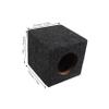 AKOOSY Wooden Speaker Box for Car Audio 5-inch Square Subwoofer Enclosure for Truck DIY Sound System Sound Absorbing Material view 2