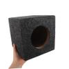 AKOOSY Wooden Speaker Box for Car Audio 5-inch Square Subwoofer Enclosure for Truck DIY Sound System Sound Absorbing Material view 4
