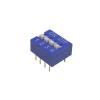 10PCS Blue 12P Toggle Switch Spacing 2.54MM DIP Dial The Code Switch view 1