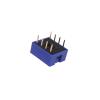 10PCS Blue 12P Toggle Switch Spacing 2.54MM DIP Dial The Code Switch view 2